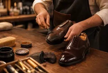 Serviço reforma de sapatos sociais de O Polo Sapateiro Americana em Americana